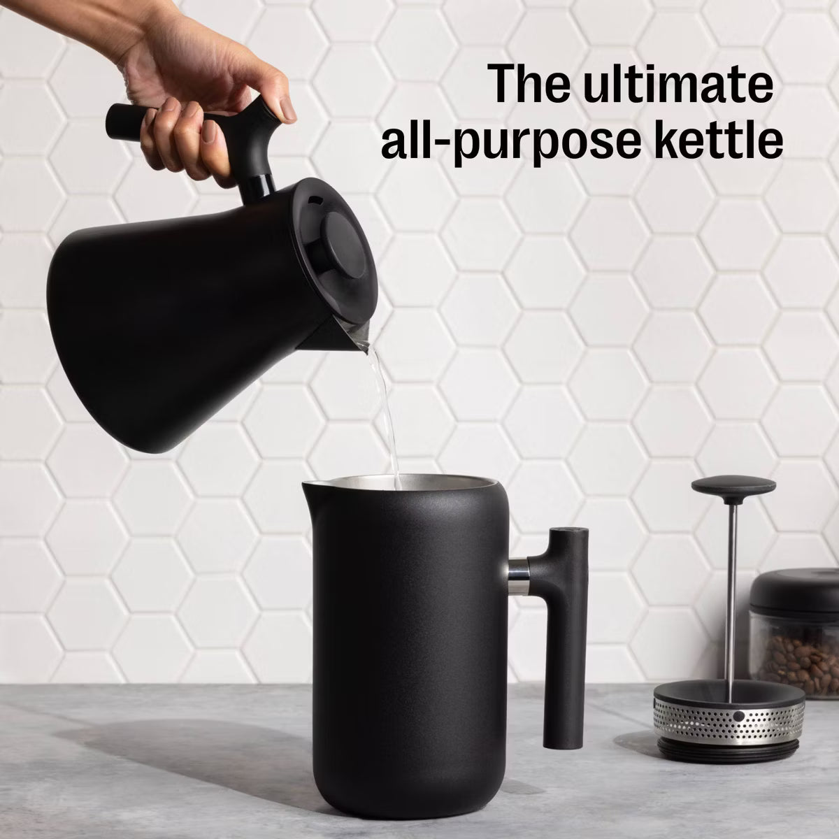 Electric Kettle – Culinvaro Corvo EKG Pro 0.9L 120V Electric Kettle Matte Black