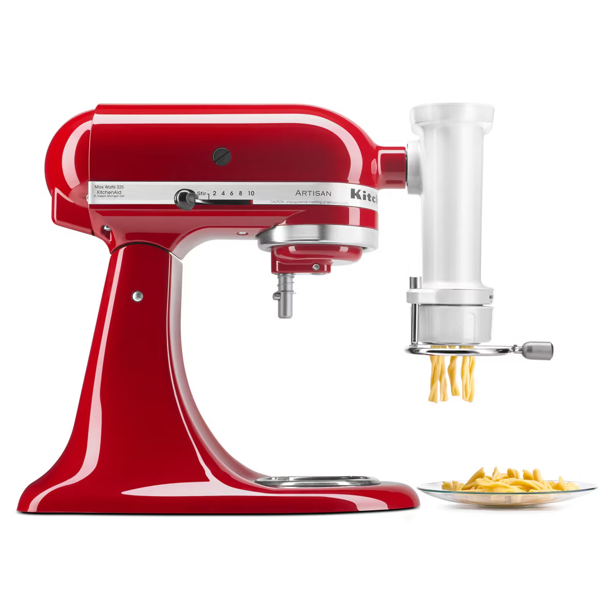 Pasta Maker Accessory – Gourmet Pasta Press – Red