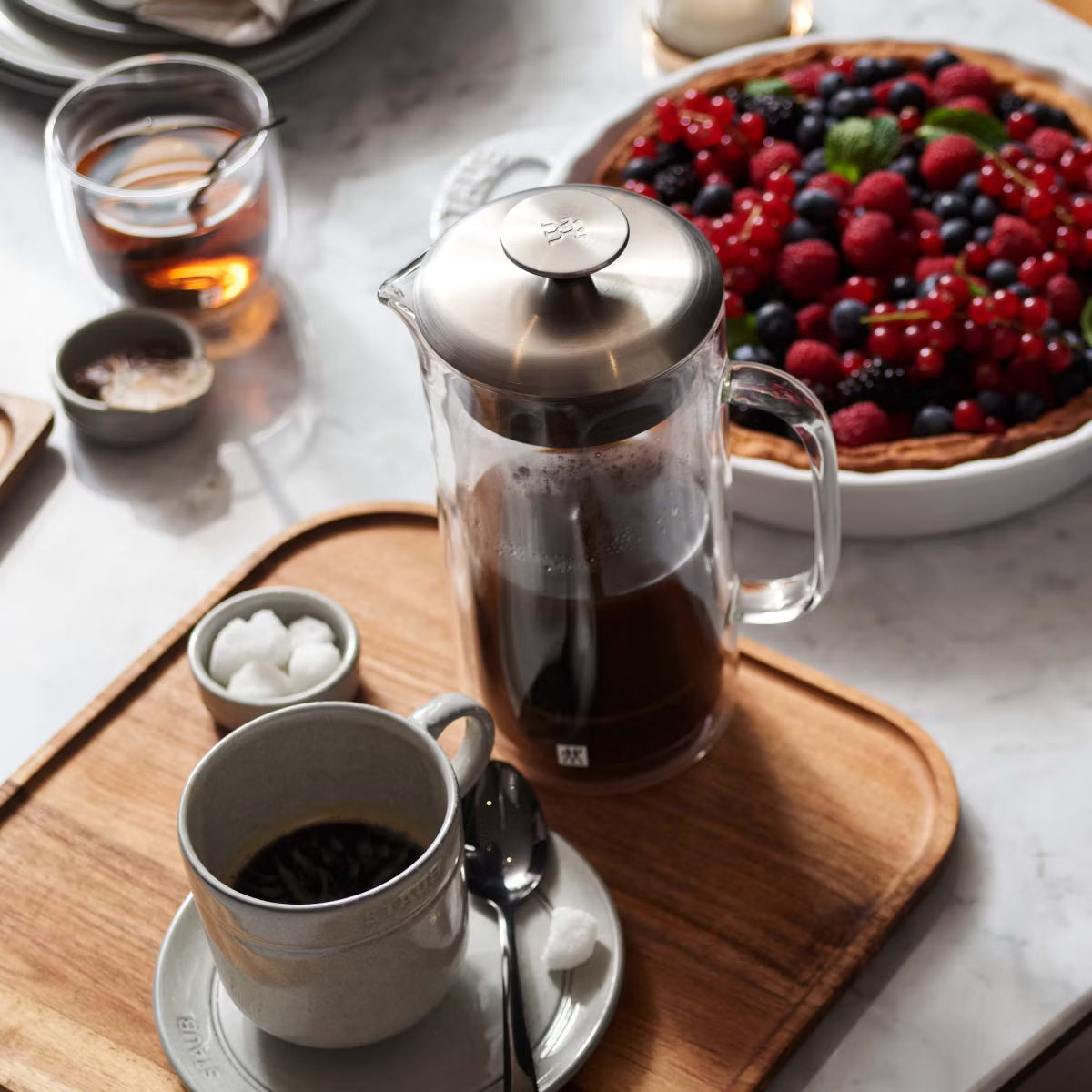 French Press – Culinvaro Sorrento Plus Double Wall French Press