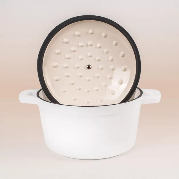 Neo 4Pc Cast Iron Cookware Set – White