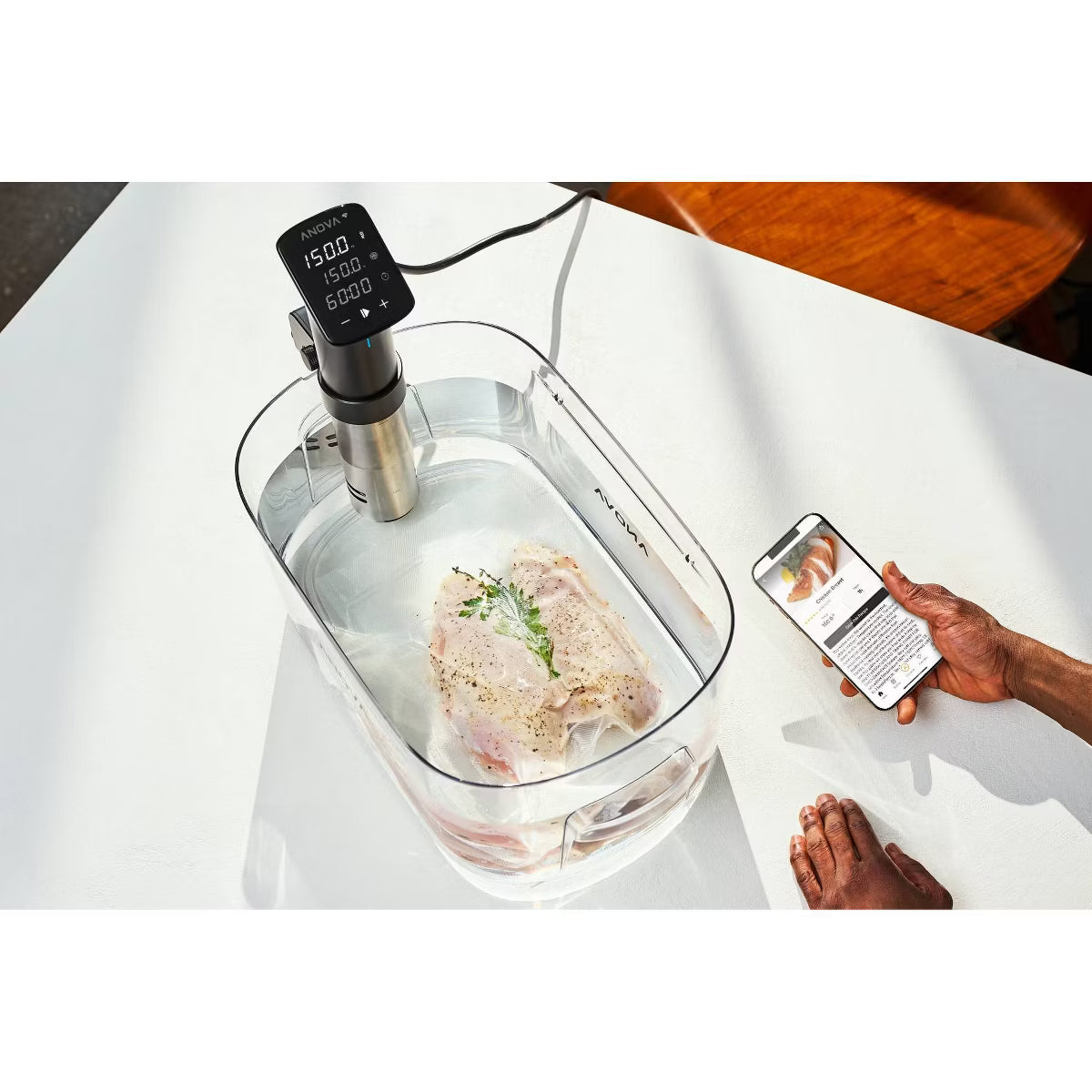 Sous Vide Cooker – Wifi Precision Cooker Pro: Immersion Circulator – Silver