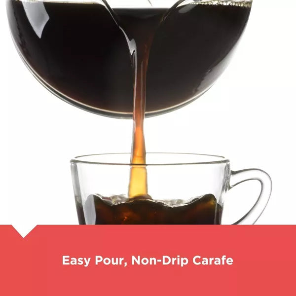 Drip Coffee Maker – 12-Cup Coffee Maker with Easy On/Off Switch – Black
