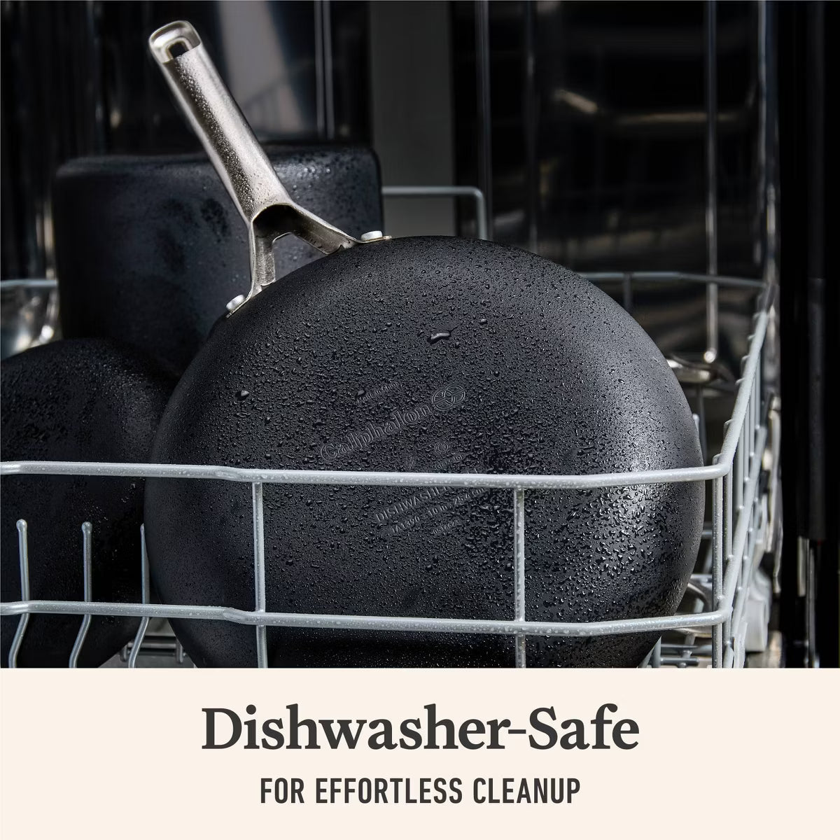 Frying Pan – 10" Hard Anodized Nonstick Fry Pan with Lid: Non-Toxic Skillet – Black
