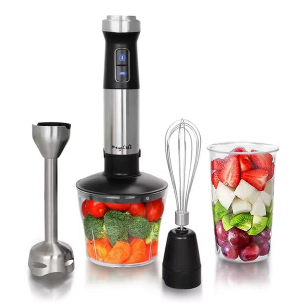 Immersion Blender – 4-in-1 Multipurpose Immersion Hand Blender – Stainless Steel