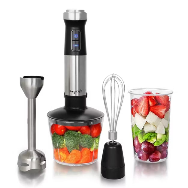 Immersion Blender – 4-in-1 Multipurpose Immersion Hand Blender – Stainless Steel