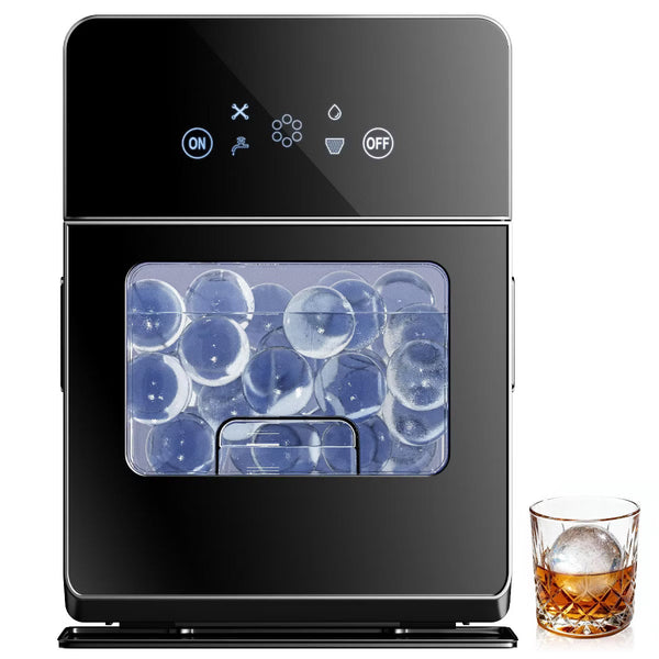 Ice Maker – Ice Ball Maker Countertop, 4 pcs in 38 Mins – Clear