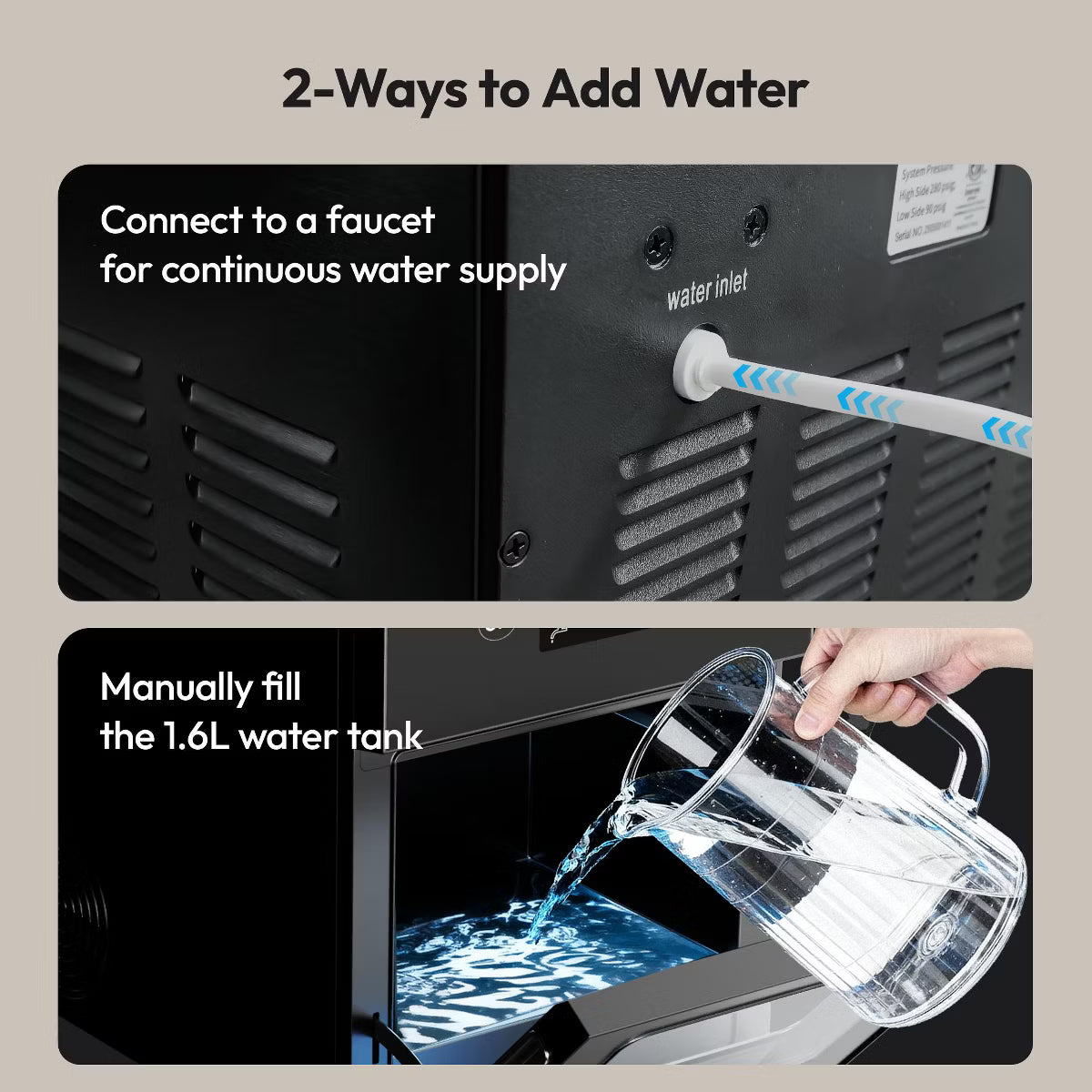 Ice Maker – Ice Ball Maker Countertop, 4 pcs in 38 Mins – Clear