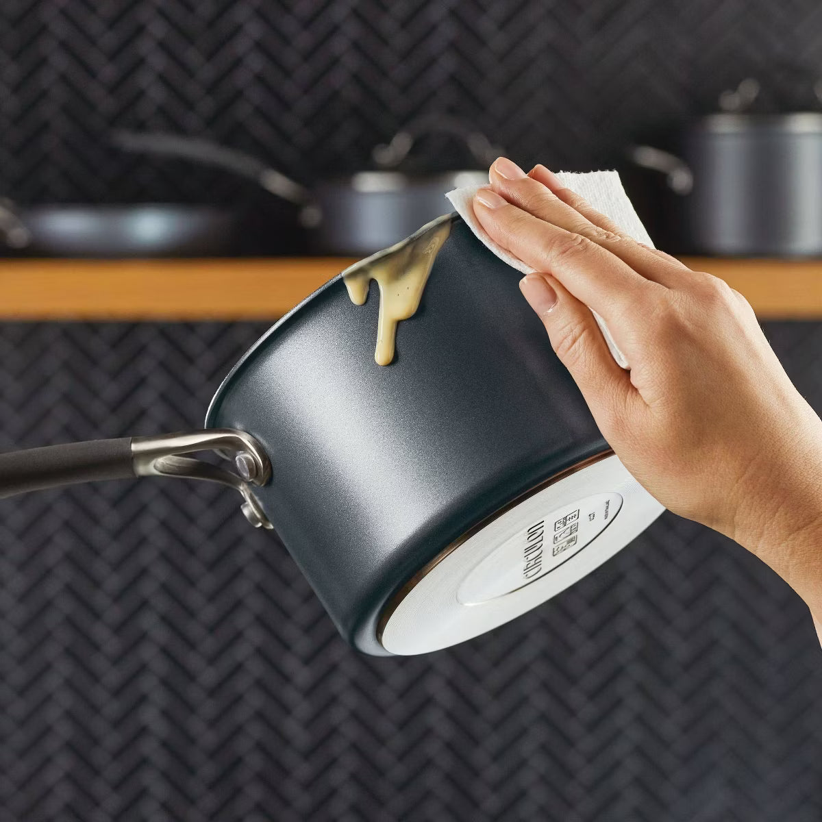 Cookware Set – A1 Series with ScratchDefense Technology 2qt Nonstick – Gray