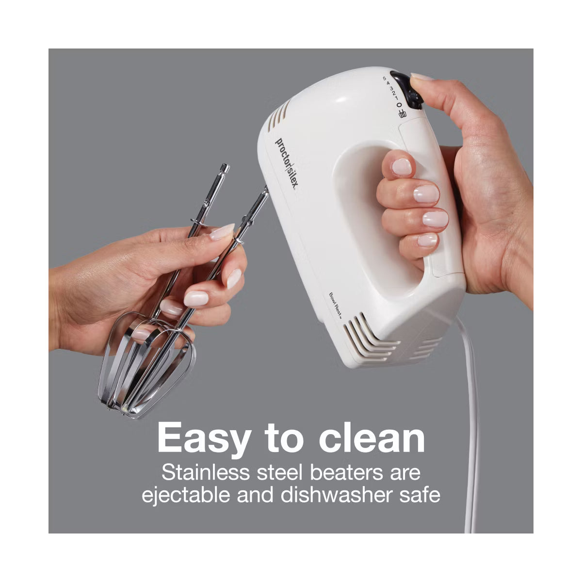 Hand Mixer – 5 Speed Hand Mixer - : Kitchen Mixer – White