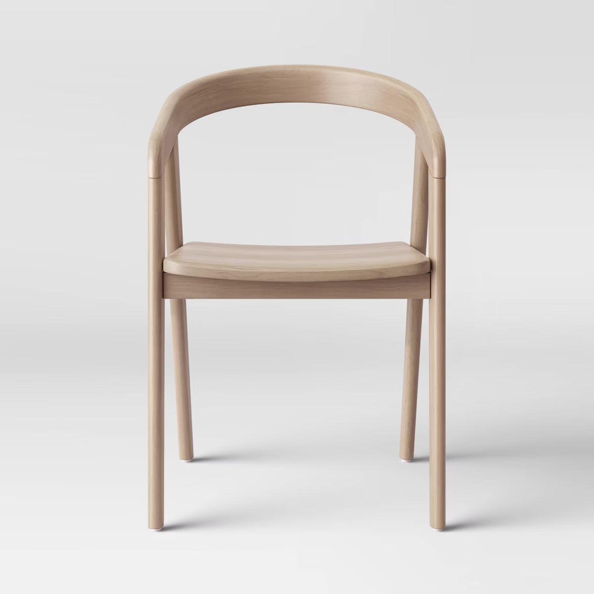 Lana Curved Back Dining Chair Brown