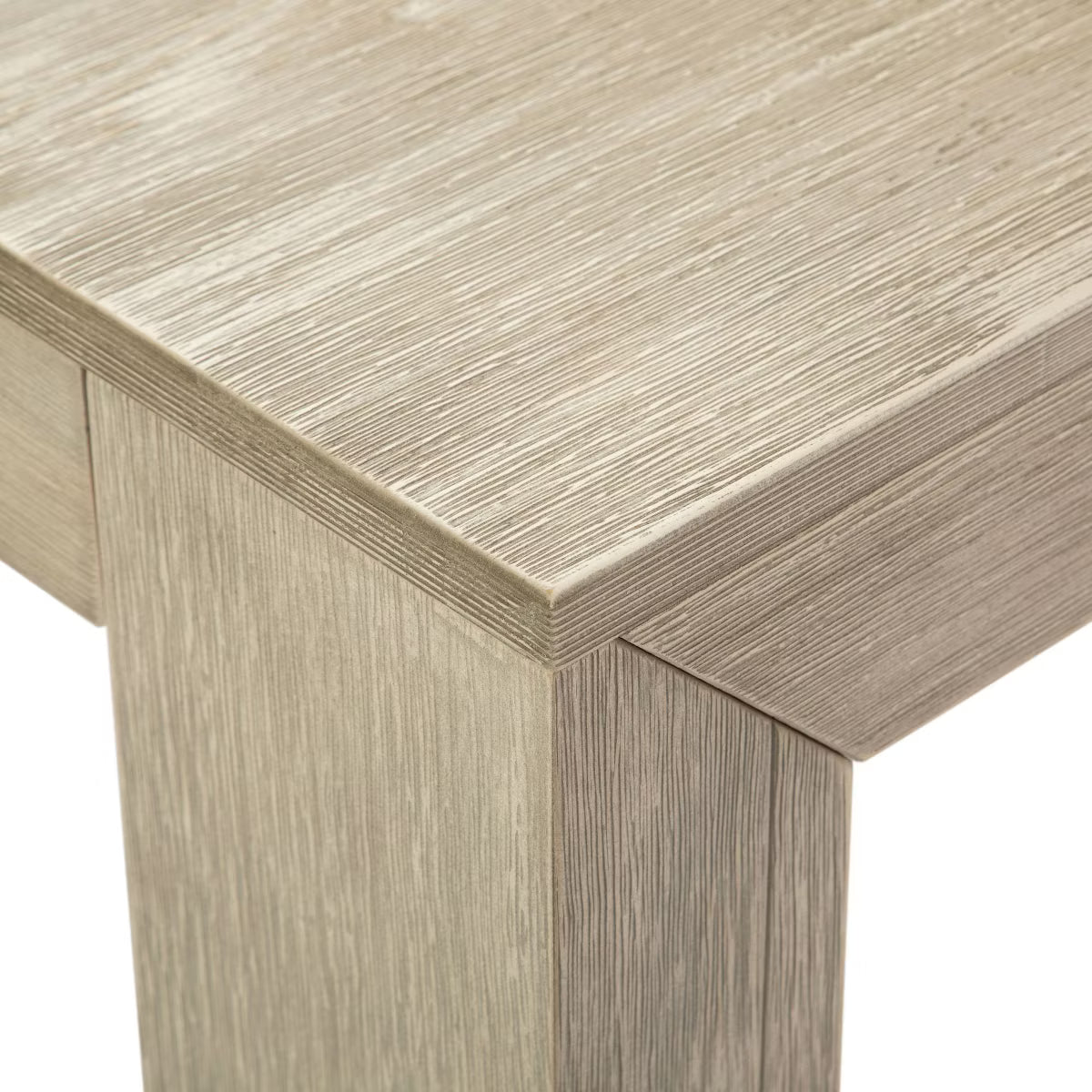 Solid Wood Modern Dining Table Set with 2 Benches for 6
