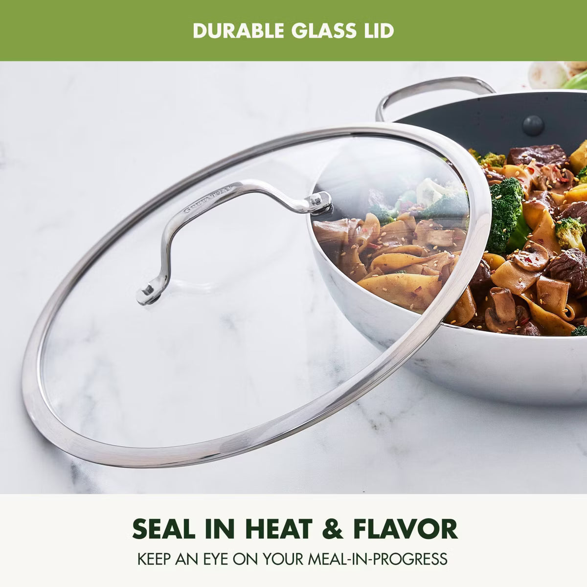 Wok – 2" Valencia Pro Wok – Stainless Steel