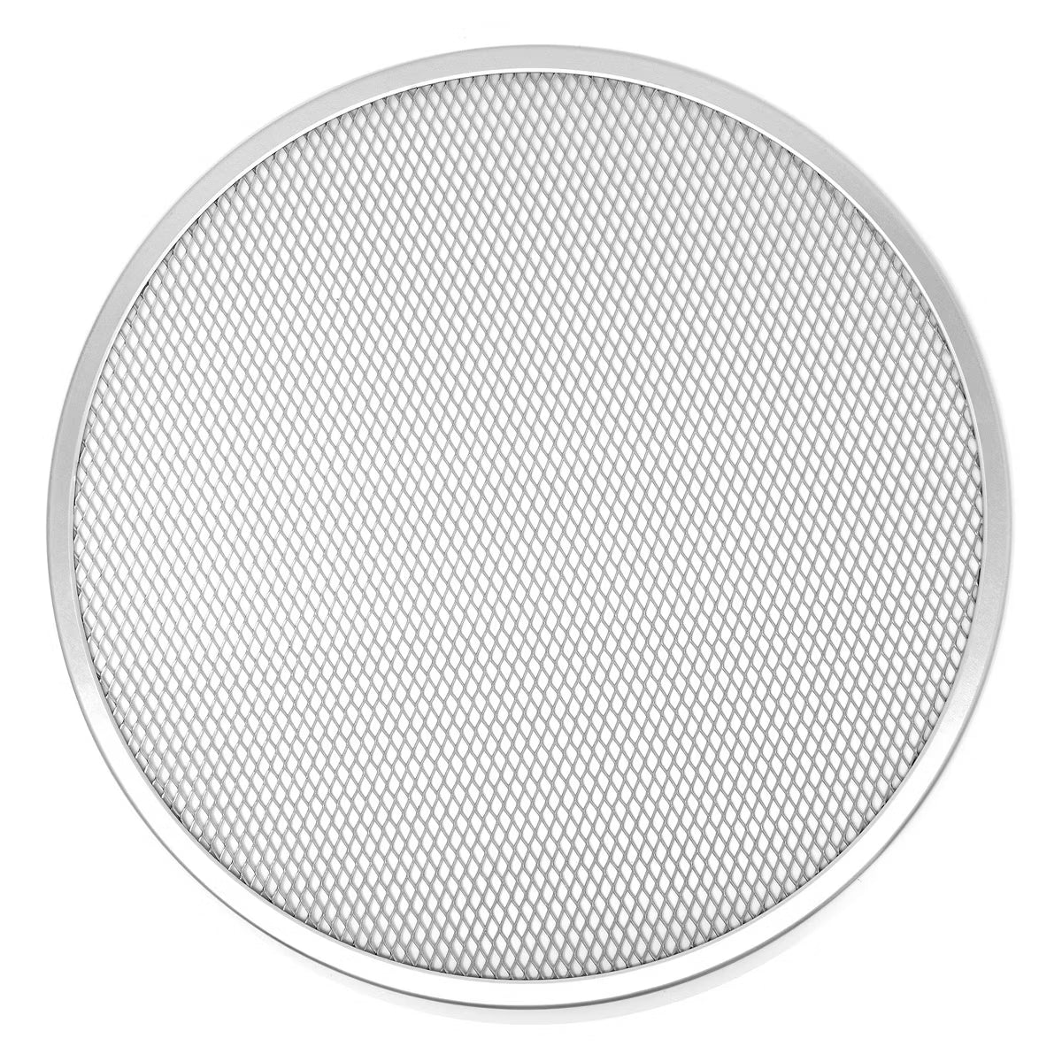 Pizza Pan – Anodized Aluminum Pizza Crisper, 16-Inch – Silver