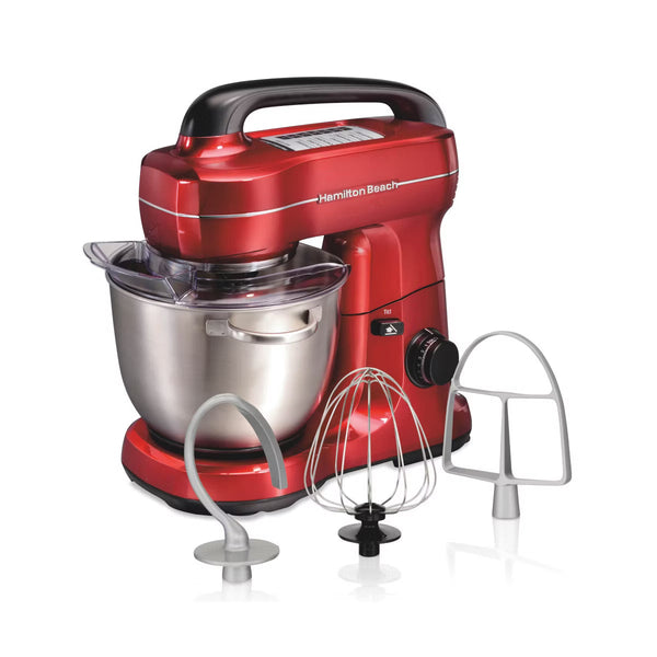 Stand Mixer – Beach 7-Speed Hand Mixer : Metal Stand Mixer, 300W – Red