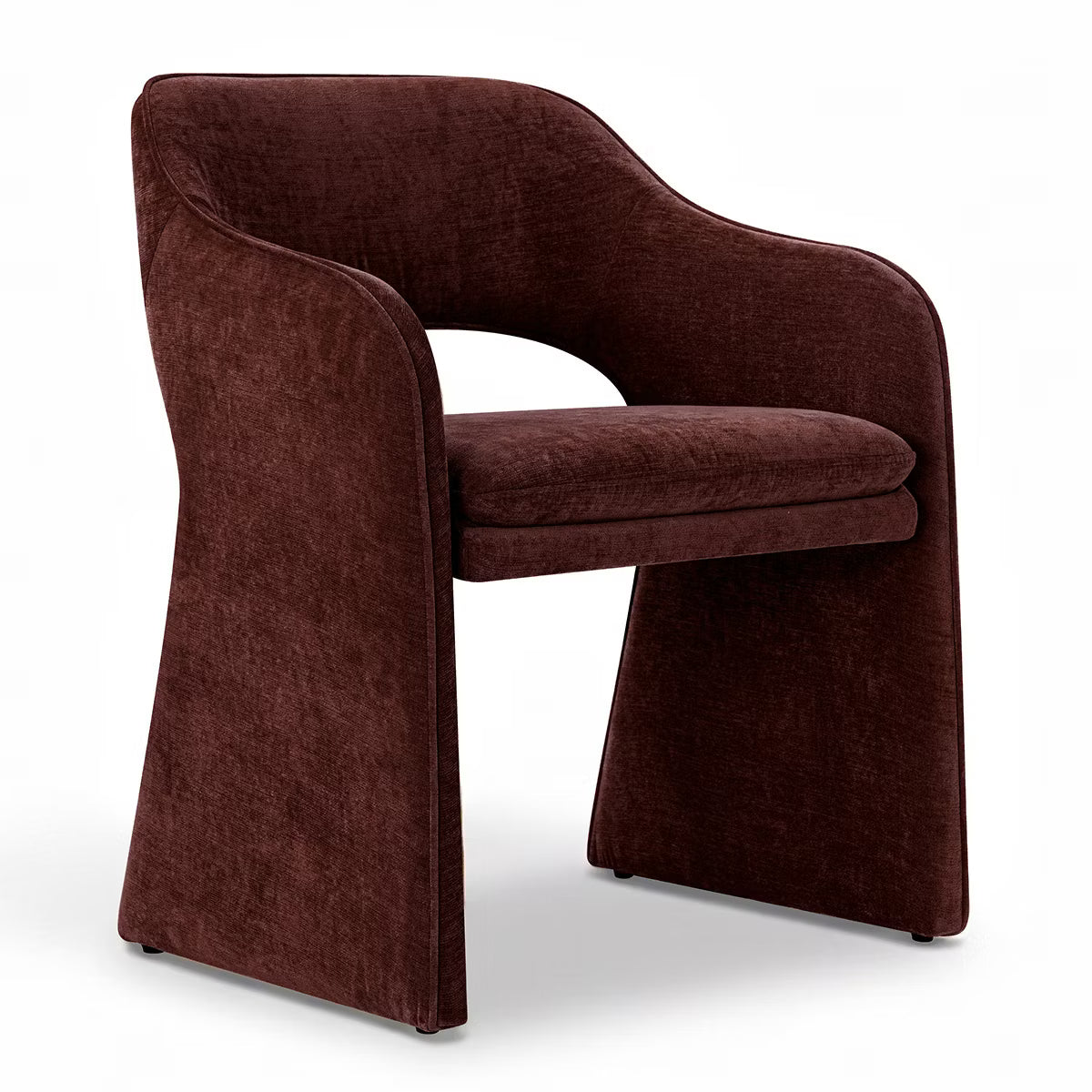 Modern Dining Chairs Set of 6, Fully Upholstered Brie Chenille Kitchen Chairs