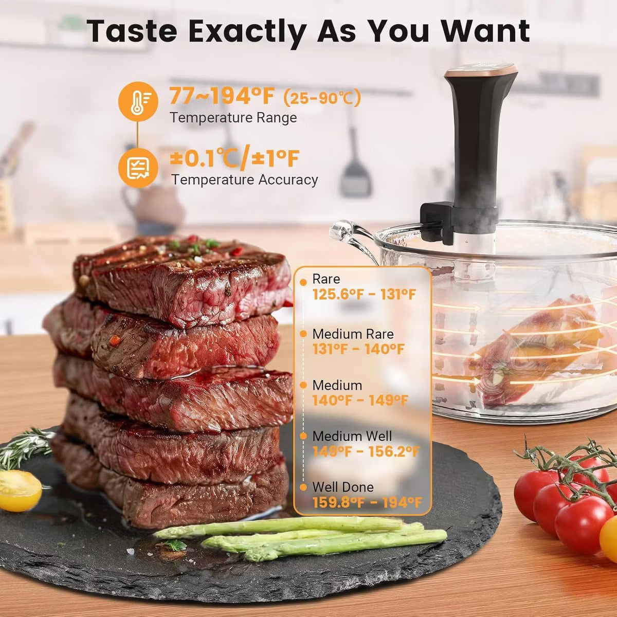 Sous Vide Cooker – mart Sous Vide Precision Cooker - 1100W Ultra – Stainless Steel