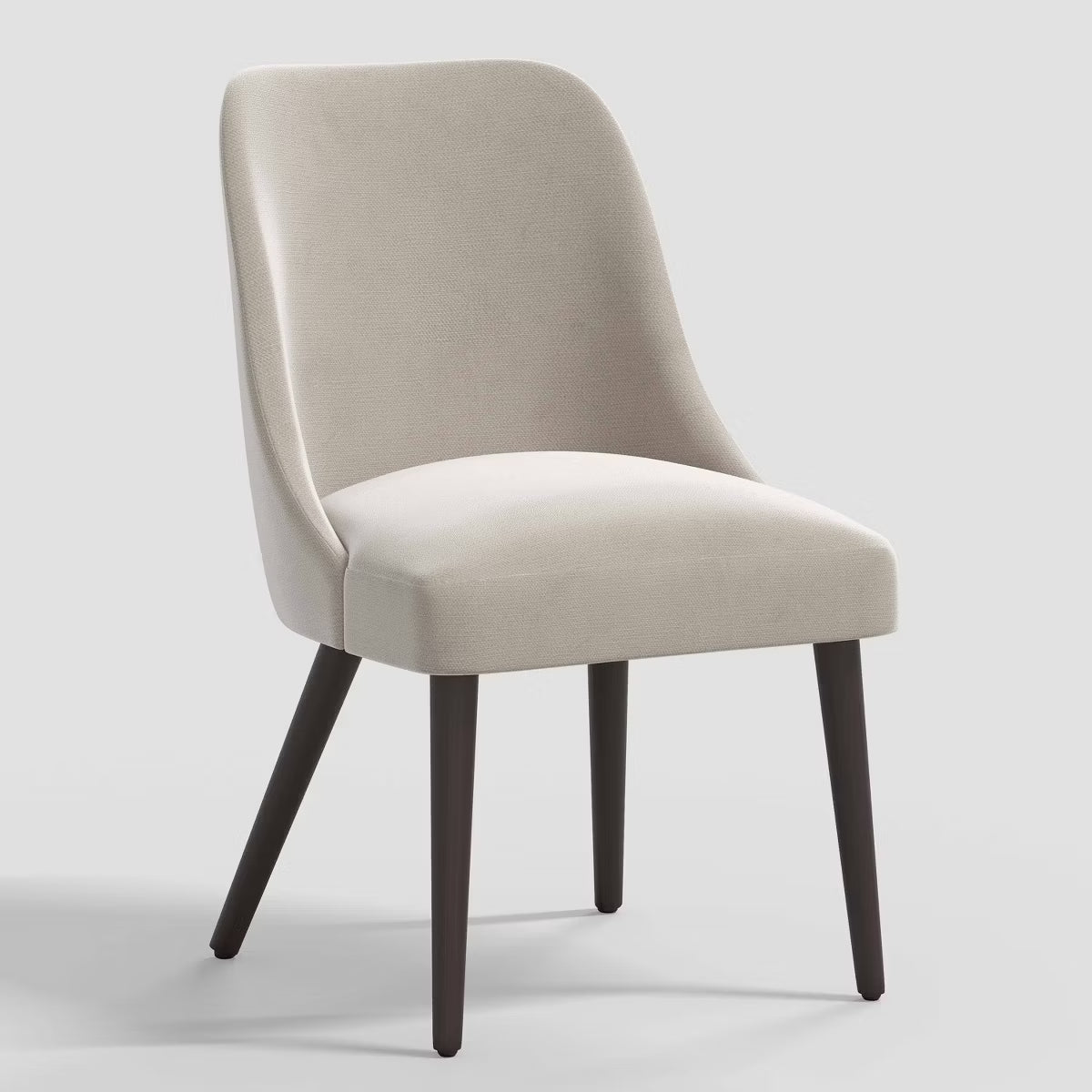 Dining Chair – Culinvaro Geller Modern Dining Chair in Classic Velvet Light Grey