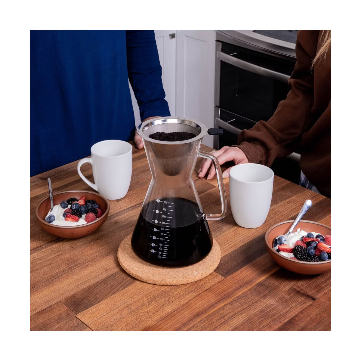 Pour Over Coffee Set With Carafe, Kettle