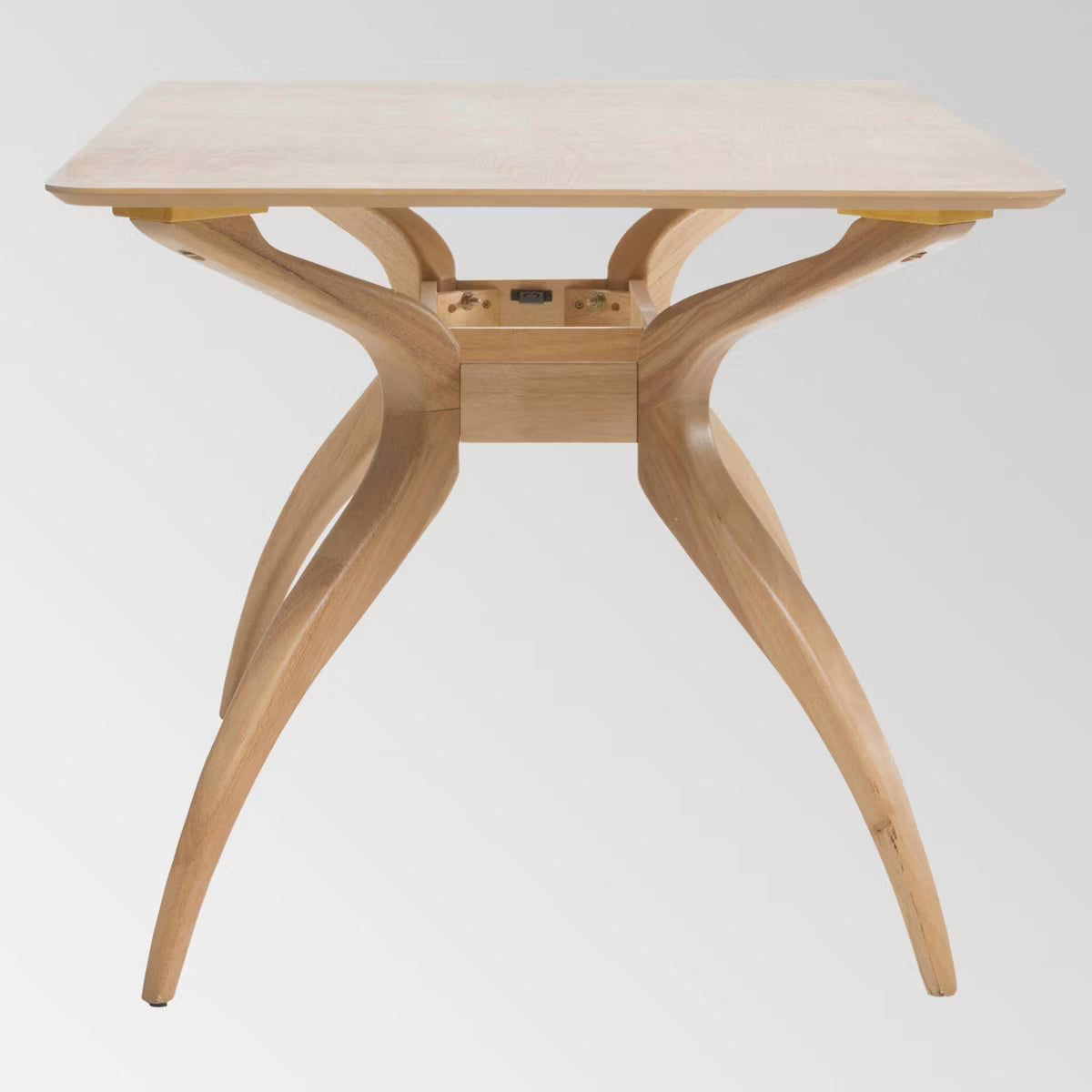 Dining Table – Culinvaro Salli Rectangular Dining Table Natural Oak: Seats 6, 59" Length, Kitchen Table