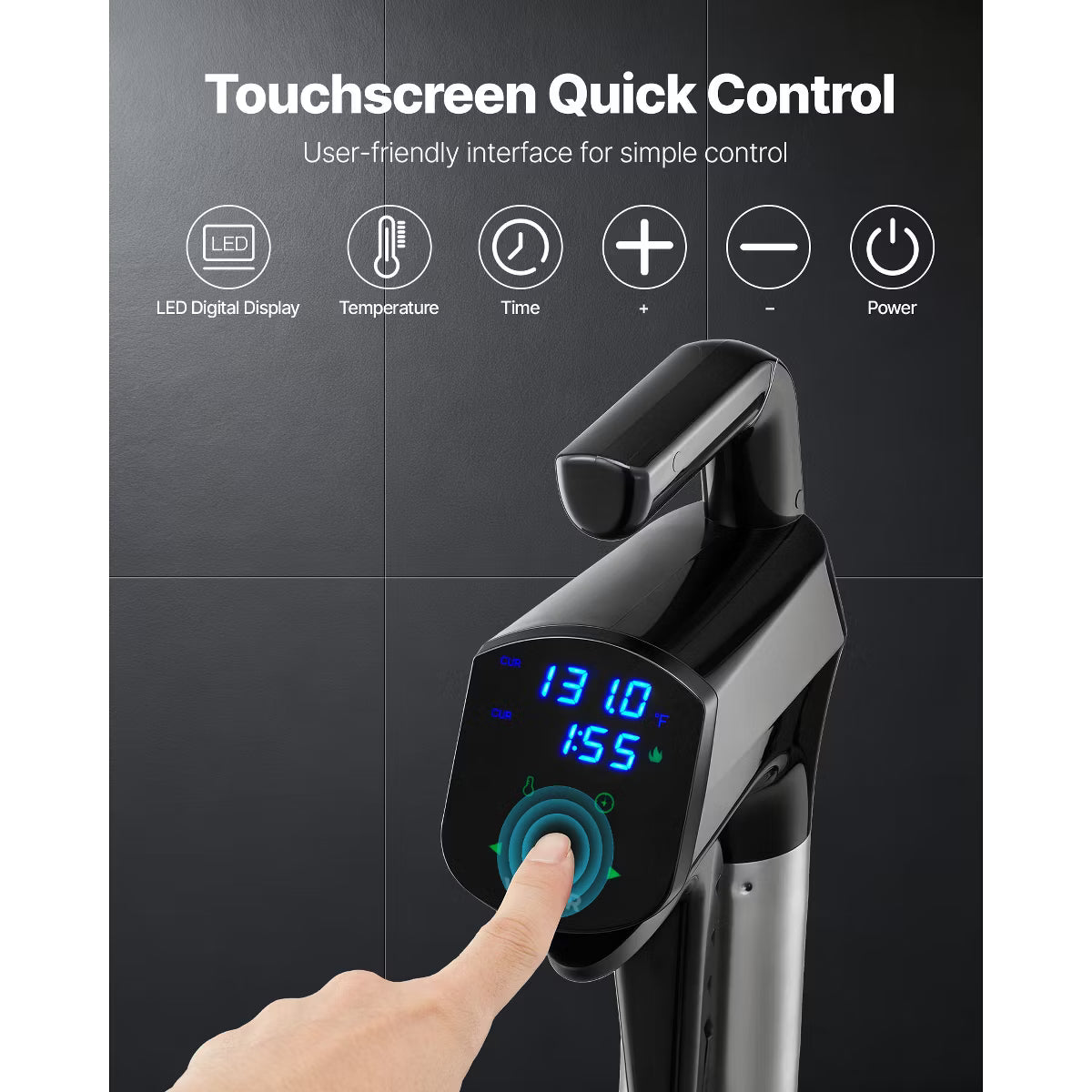 Immersion Circulator with LED Digital Display – Stainless Steel