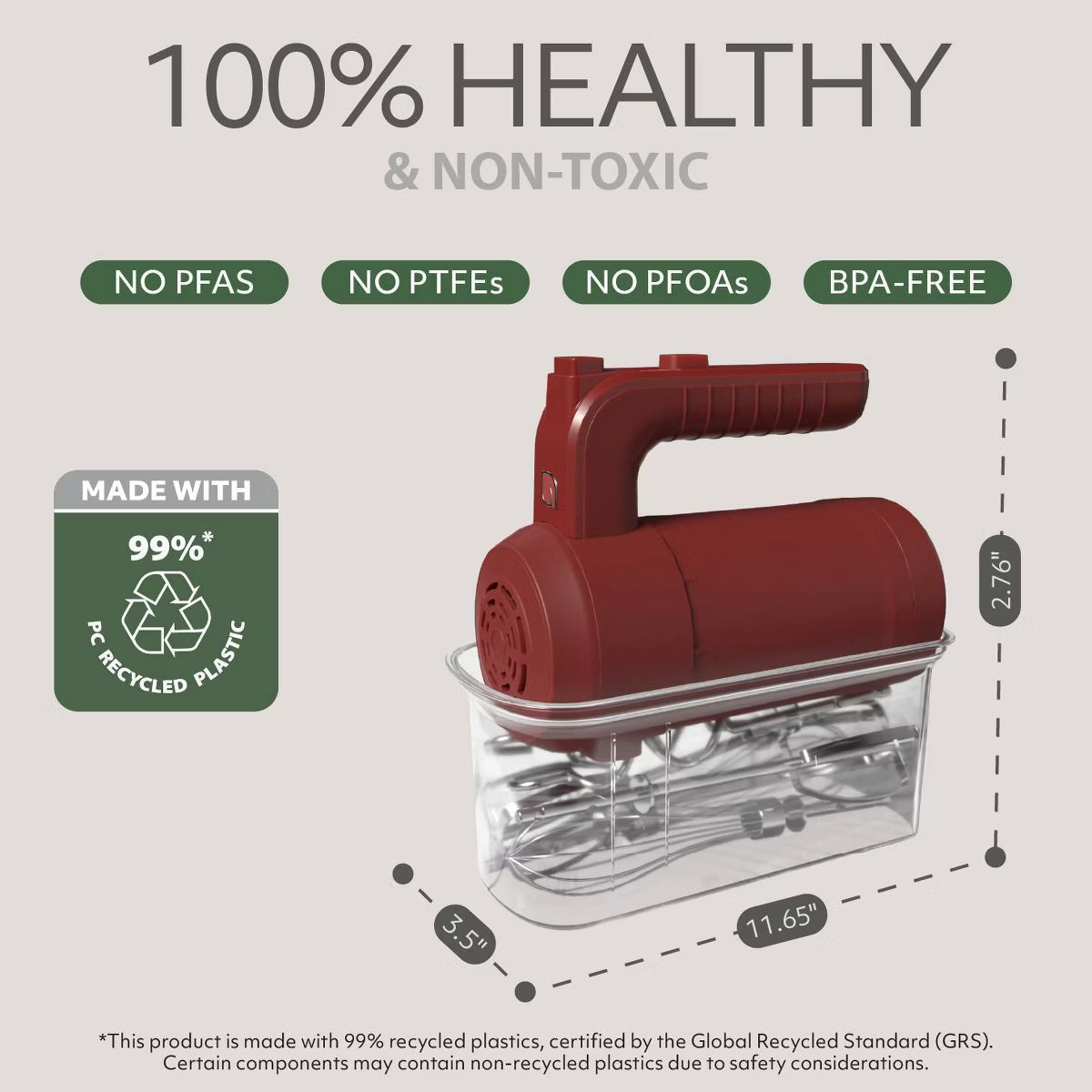Hand Mixer – Red