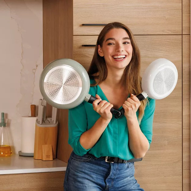 Cookware Set – Leo Glints Nonstick Ceramic 3Pc Cookware Set – 5Pc