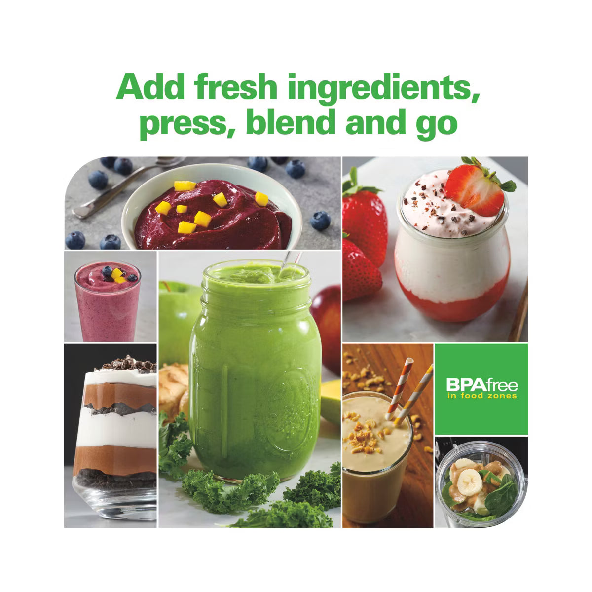 Personal Blender – Single-Serve Blender 51160KC – Stainless Steel