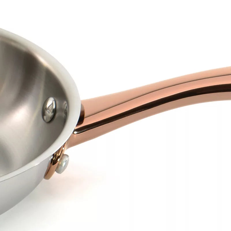 Cookware Set – Ouro 18/10 3Pc Set For One With Glass Lid – Stainless Steel