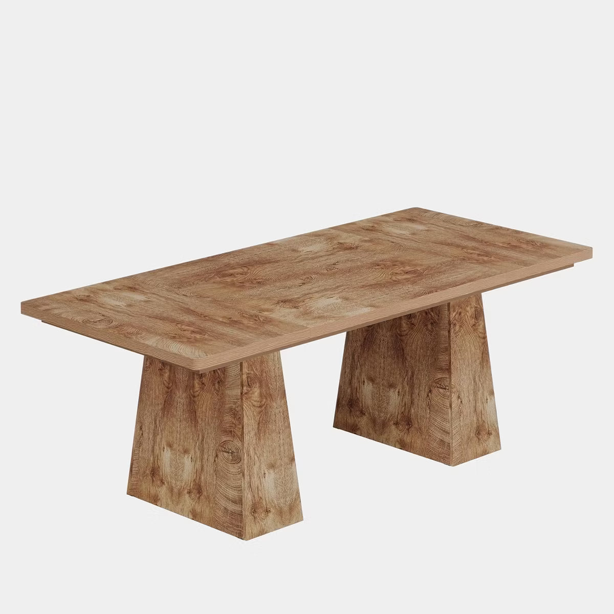 Dining Table – Culinvaro Dining Table for 6, Farmhouse Wood Rectangular Kitchen Table