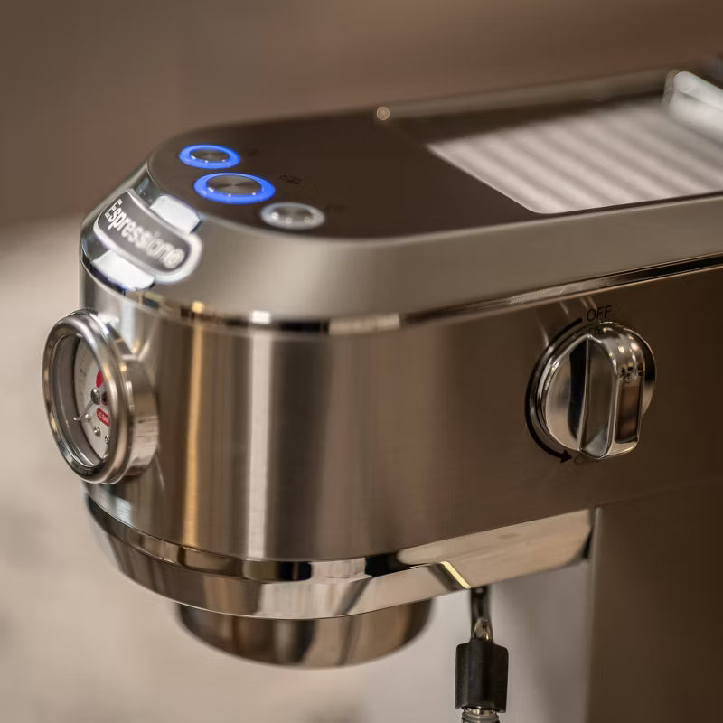 Espresso Machine – 3-in-1 Plastic/Metal Espresso Maker Finish – Stainless Steel