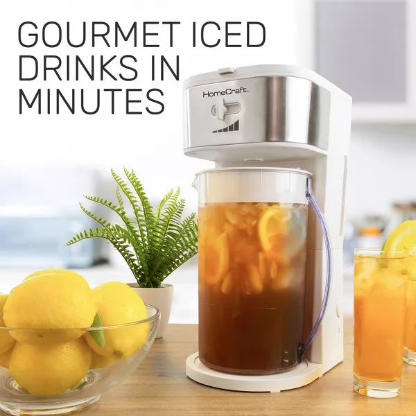 Cold Brew Coffee Maker – Quart Cafe Ice Iced Coffee and Tea Brewing System – White