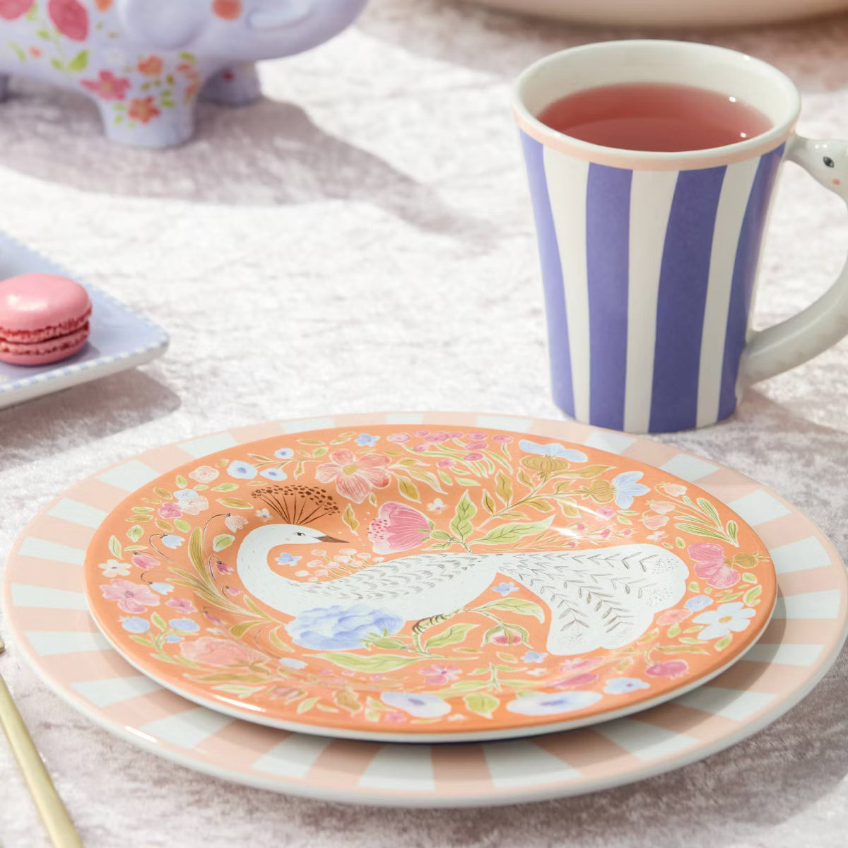 Salad Plate – Culinvaro Menagerie Set of 4 Assorted Salad Plates