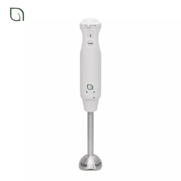 Blender Handheld with Shaft 500W Hand Blender for Kitchen – White