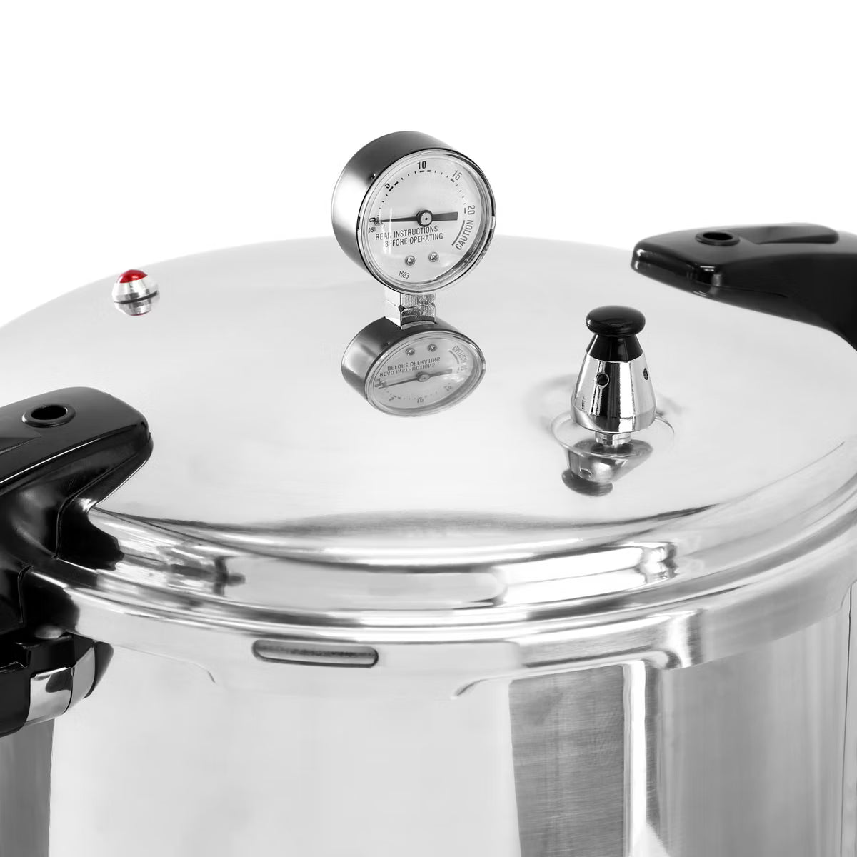 Pressure Cooker – f 24 Quart Large Capacity Aluminum Stovetop Pressure Cooker – White
