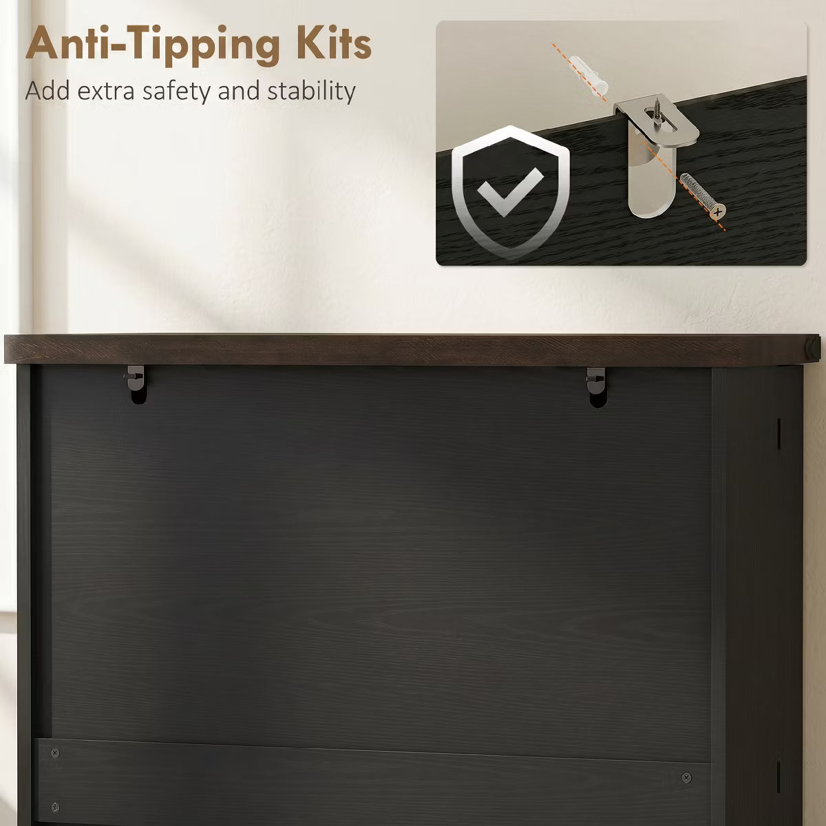 Pantry Cabinet – Culinvaro 72" Tall Kitchen Pantry Cabinet, Farmhouse Storage Cabinet with 8 Door Racks