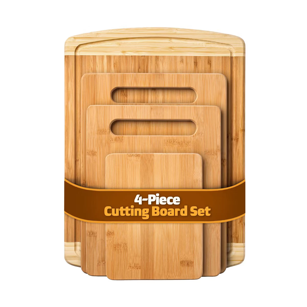 Cutting Board – Culinvaro Cutting Board Set, 3-Piece Wooden Chopping & Serving Tray for Food Prep