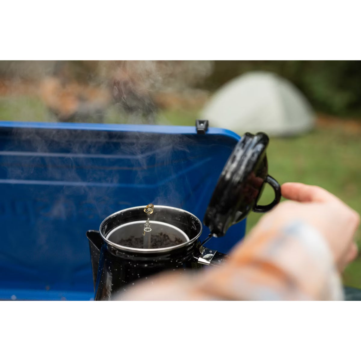 Percolator – Culinvaro Enamel Percolator Coffee Pot 8 Cup - Black
