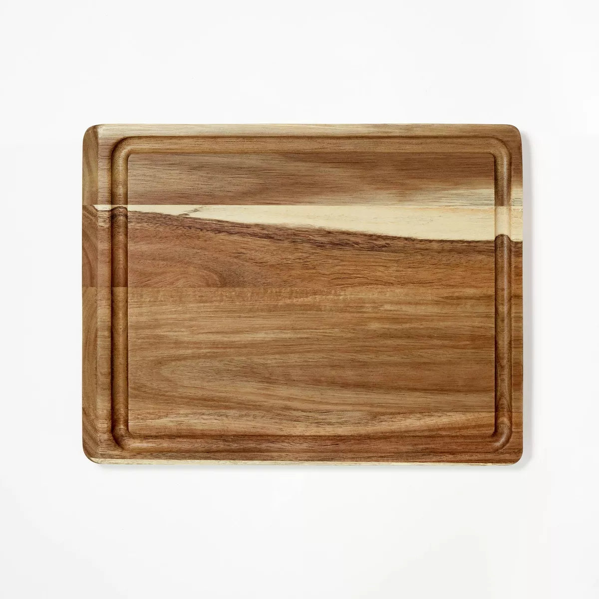 Cutting Board – Culinvaro 10"x13" Reversible Acacia Wood Cutting Board Natural