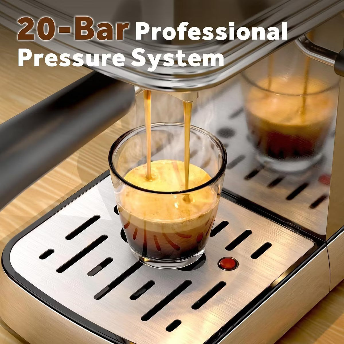 Espresso Machine – Culinvaro 20 Bar Espresso Machine with Milk Frother