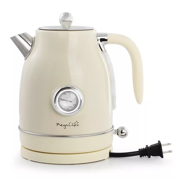 Toaster – 1.8 Quart Electric Tea Kettle and 2 Slice Toaster Combo – Beige