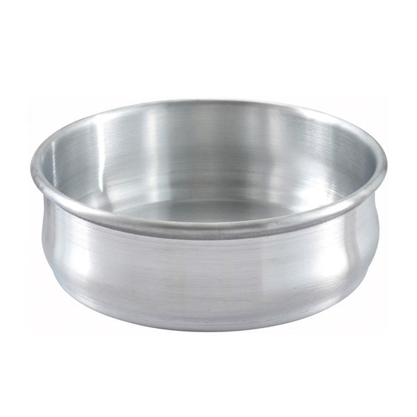 Pizza Pan – Stackable Pizza-Dough Pan, Aluminum, 48 Ounce – Silver