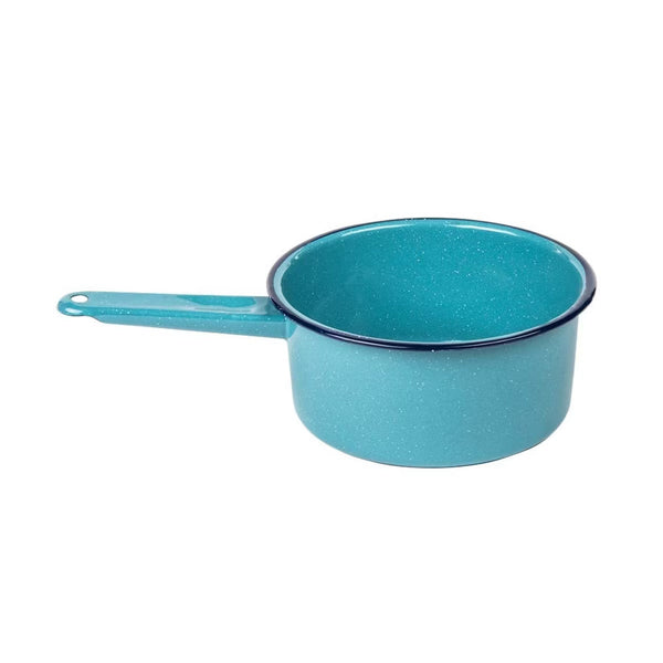 Saucepan – Enamel on Steel Durable Non-Stick Cookware for Indoor & Outdoor – Blue
