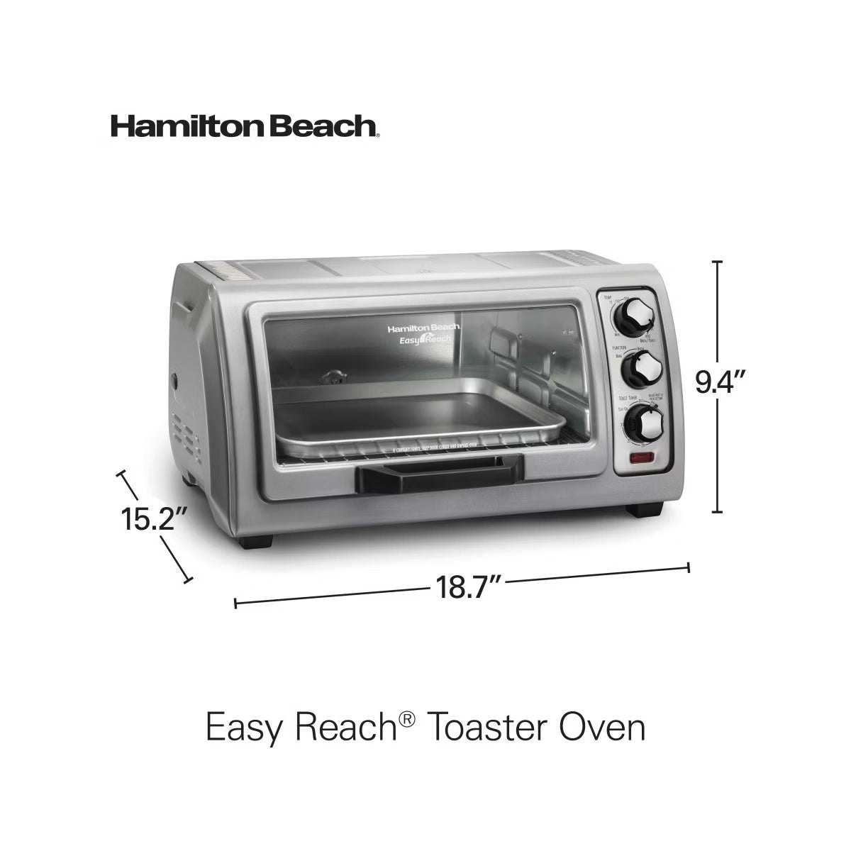 Toaster Oven – Easy Reach Toaster Oven 31127D – Silver