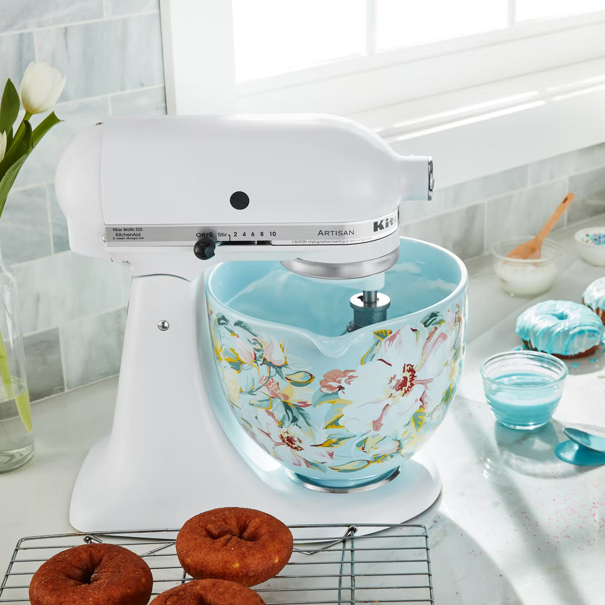 Mixer Accessory – 5qt Gardenia Ceramic Bowl – White