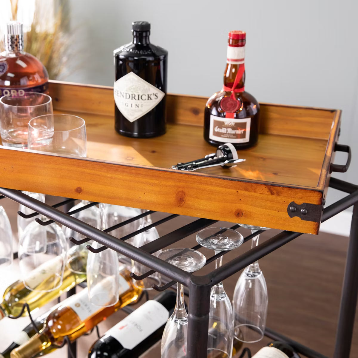 Bar Cart – Culinvaro Mayson Bar Cart - Black