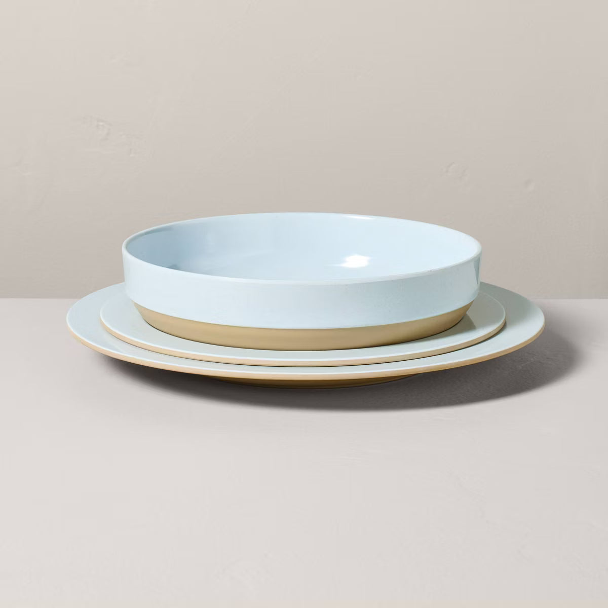 Salad Plate – Culinvaro 9.25" Melamine Salad Plate Peace Blue