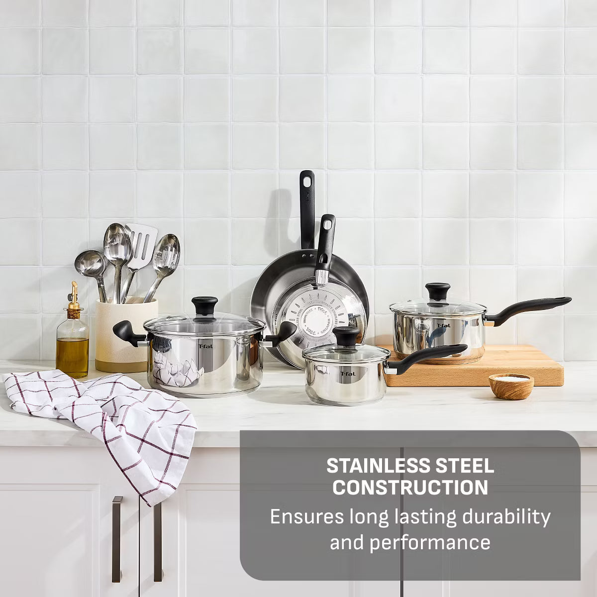 Cookware Set – Simply Cook 16pc Cookware Set – Silver