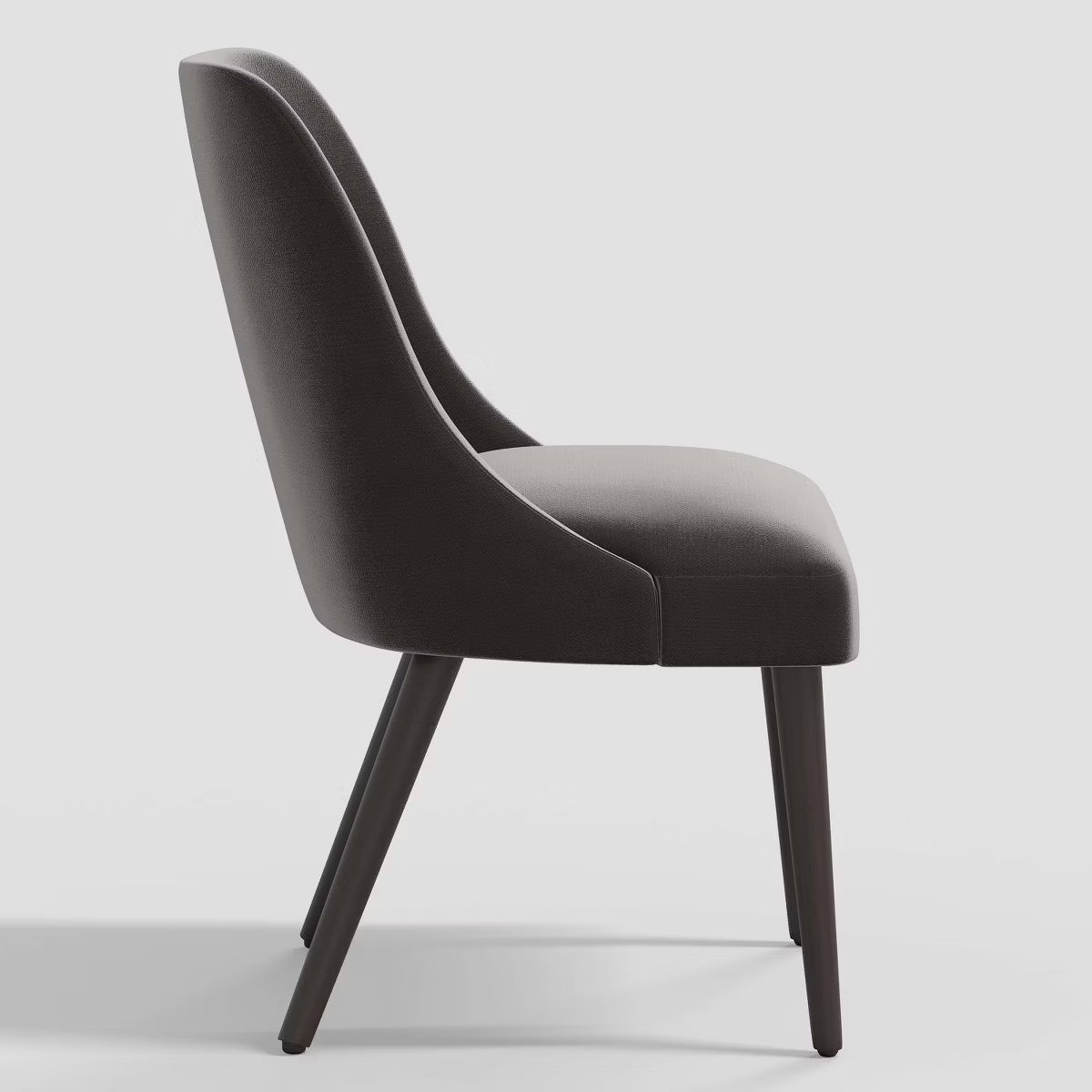 Dining Chair – Culinvaro Geller Modern Dining Chair in Classic Velvet Light Grey