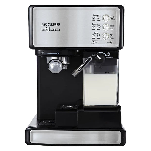 Espresso Machine – Coffee Maker with Automatic Milk Frother and 15-Bar Pump – Black