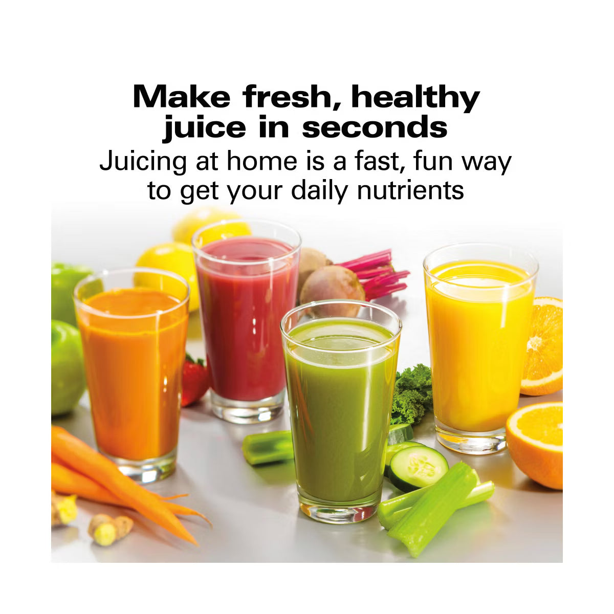 Juicer – Pro XL Juice Extractor 67906: 1100W Juicer Machine, 2 Speeds – Silver